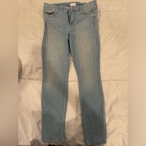 Mother skinny size 29 light blue jeans